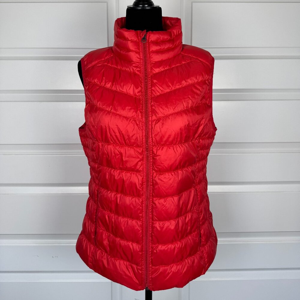 BE by Blanc Noir Puffer Vest | Poppy Red | Size L